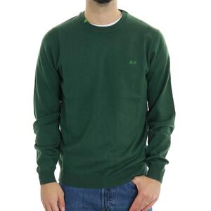 MAGLIA GIROCOLLO SUN68 VERDE